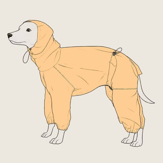 四脚冲锋衣宠物纸样 — select-Outdooronesie-thumb
